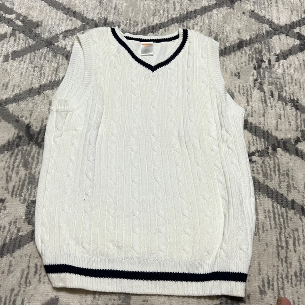 Gymboree Boys White M (7-8) Vest Retails: $29 Brand New Make and offer…